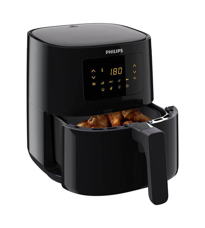 Black air fryer